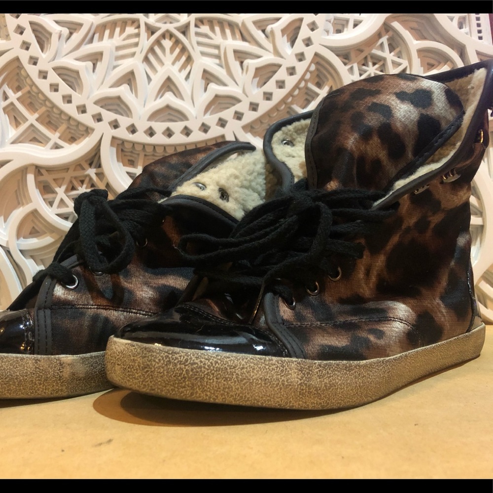Sam Edelman Leopard Print Versatile Sneakers - image 1